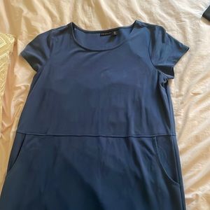 Tahari cozy pullover tshirt dress with pockets